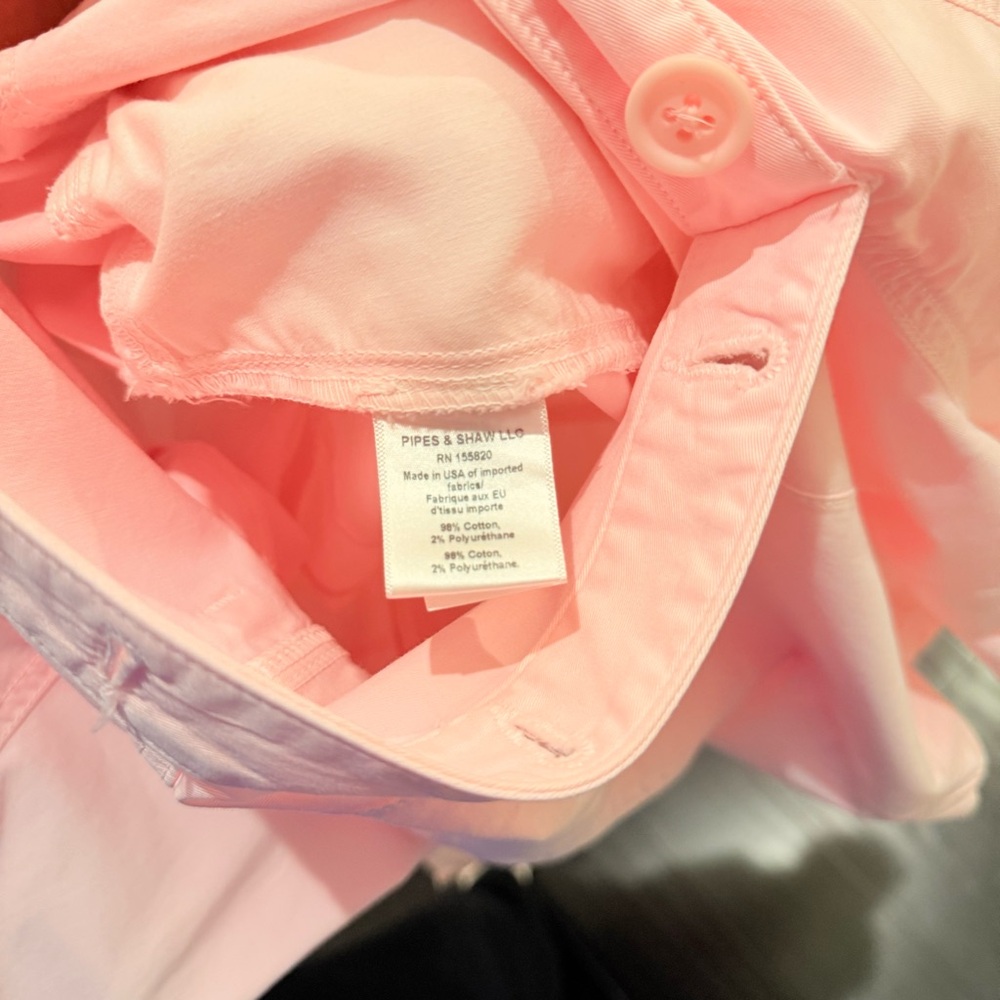 Veronica Beard Winifred Twill Belted Romper in Cherry Blossom | LIKE NEW - Picture 7 of 7